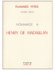 Flammes Vives. Numero Special. Hommage a Henry Mercadier de Madaillan.