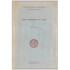 Eskimo Administration: II. Canada